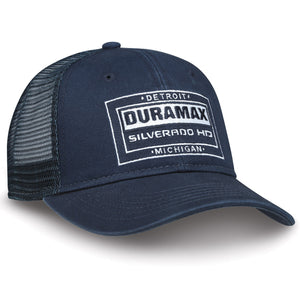 Navy Silverado Detroit HD Duramax Cap. Detroit Michgan est. Gm Official Truck Hat