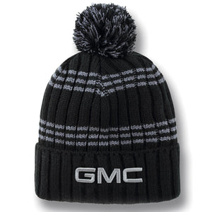 Go-To Pom Knit Cap GMC Truck Hat