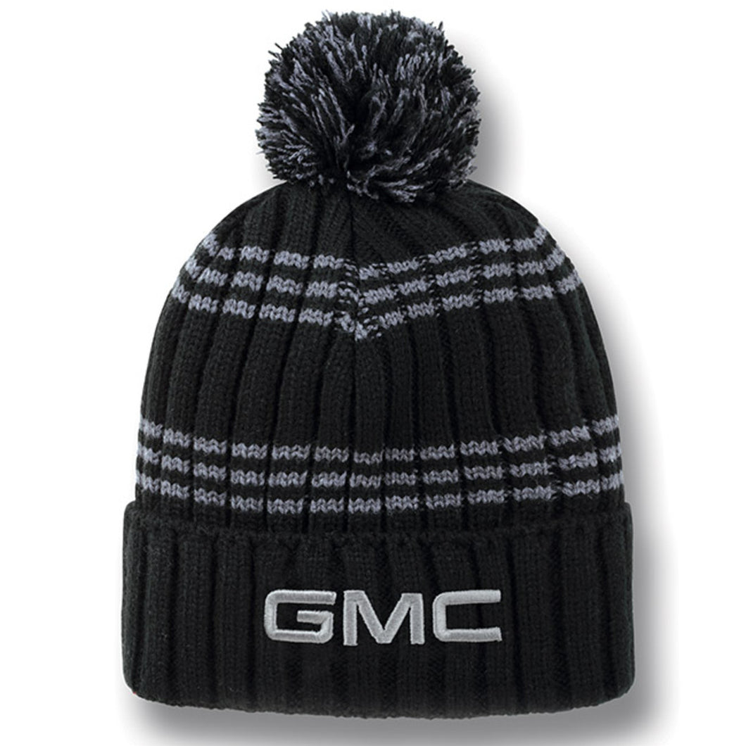 Go-To Pom Knit Cap GMC Truck Hat