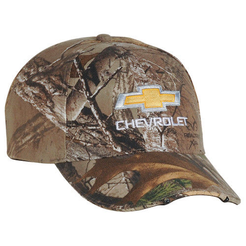 Chevrolet Chevy Bowtie Hat Cap BOWTIE CAMO CAPLIGHT REALTREE AP XTRA