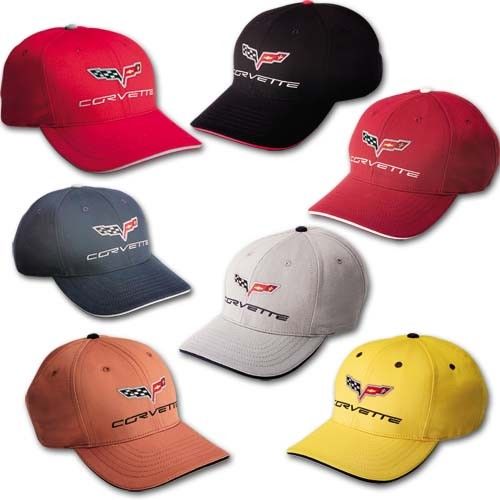 C6 Corvette Cotton Twill Sandwhich Cap Hat USA Made CHEVY BRAND NEW!