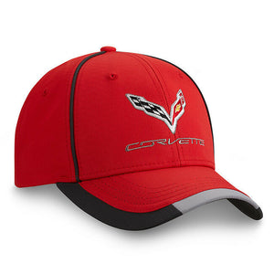Corvette Red Performance Cap Chevy Hat Brand New