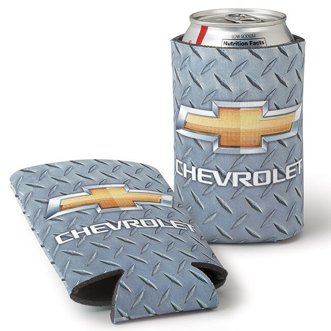 Diamond Plate Coolie Can Warmer Koozie