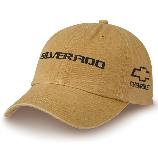 Silverado Pigment Dyed Cap Hat Chevrolet Trucks! Hunting Chevy Bowtie