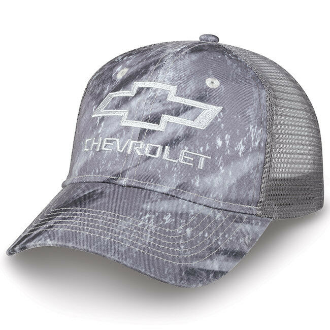 Chevrolet Realtree Fishing Camo Patch Mesh Hat Chevy Truck Hunting Cap