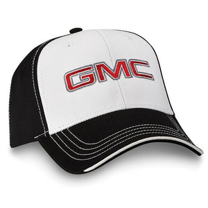 GMC Truck Logo Pro-Style Contrast Baseball Cap Black / White / Red Hat