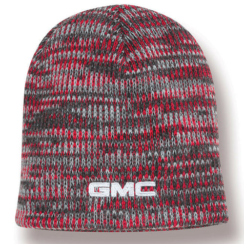 NEW GMC TRUCK LOGO TRI COLOR BEANIE KNIT BEANIE RED / BLACK  HAT/CAP TOP