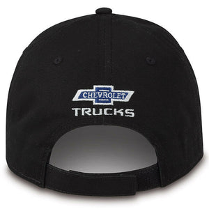Chevy Truck 100 Year Bowtie Twill Centennial Black Vent Hat Silverado Cap Cotton