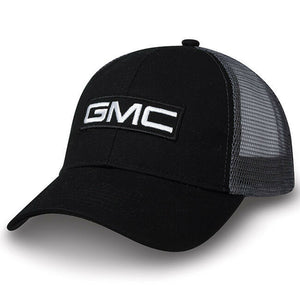 GMC TRUCK LOGO TWILL/MESH VALUE CAP SILVER BLACK NEW HAT
