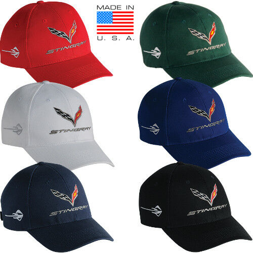 C7 Corvette Stingray Chino Cap Hat USA Made CHEVY BRAND NEW!