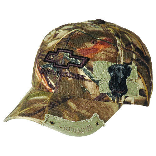 Chevrolet Chevy Bowtie Hat Cap Lab Dog LABRADOR PATCH Hunting Silverado Truck