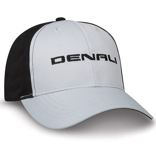 DENALI LOGO PERFORMANCE CAP GMC TRUCK NEW BLACK GRAY BASEBALL HAT