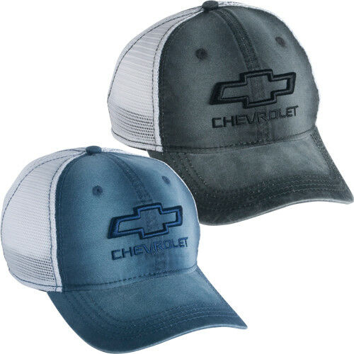 Chevrolet Chevy Gold Bowtie Hat Cap 3D OPEN BOWTIE PLATINUM SERIES MESH CAP